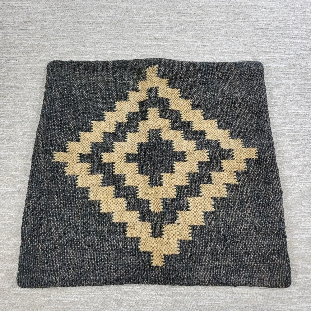 Vintage Raw Wool Pillow Cover 17